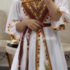 فستان قبائلي - ابيض