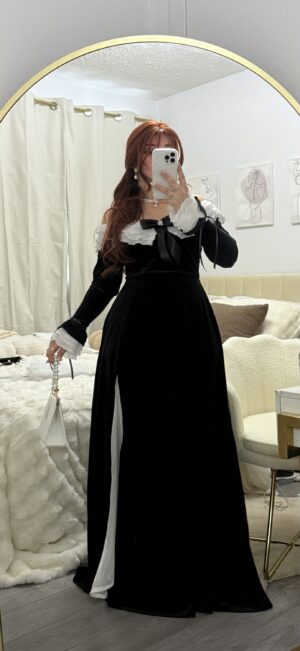 فستان فيكتوريا - اسود