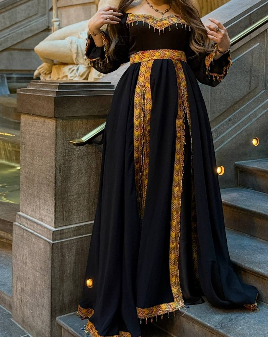 ملحفة قبائلية ماسيفا - سوداء