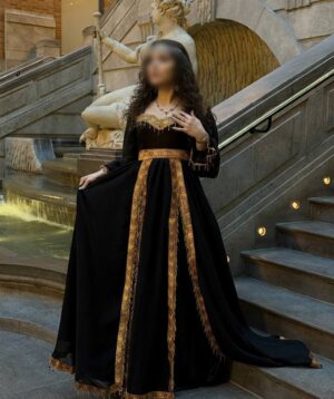 ملحفة قبائلية ماسيفا - سوداء